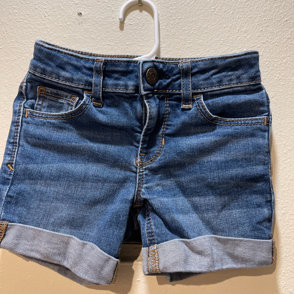 GAP Girls Midi Blue Denim Shorts